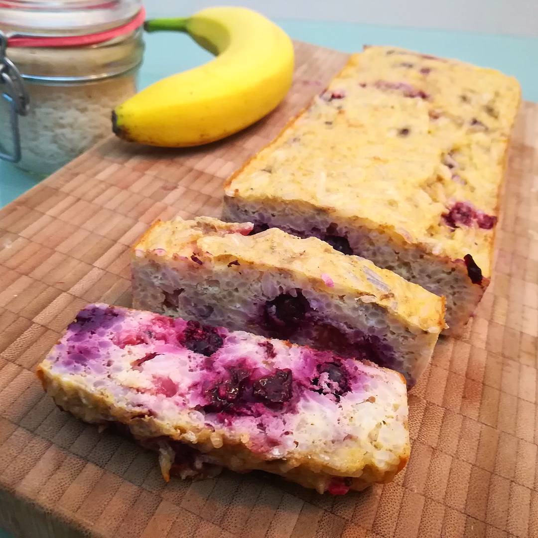 Fruchtiger Reiskuchen 😋🍌🍓