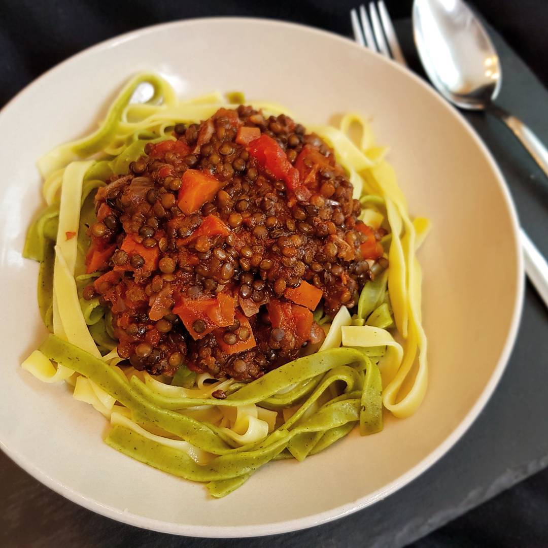 Vegane Linsen-Bolognese 🍝🌿