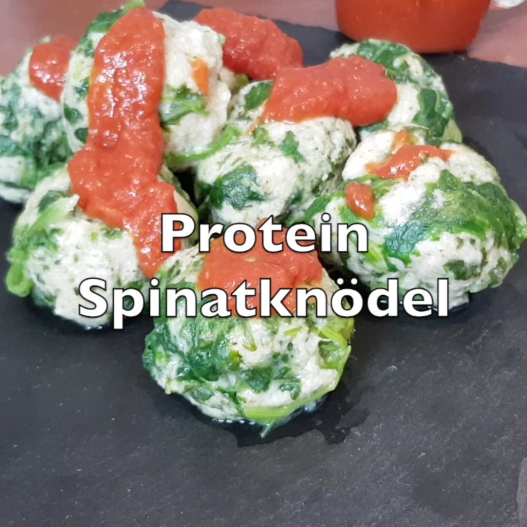 Protein Spinatknödel 🎥 – [Rezeptvideo]