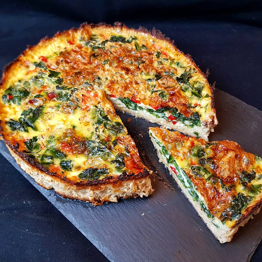 Lowcarb Blumenkohl Quiche 🥙🇫🇷